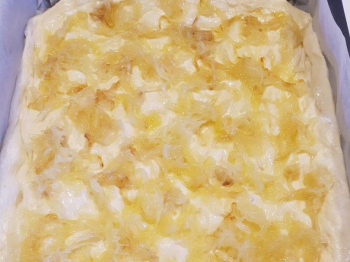 Focaccia con cipolle