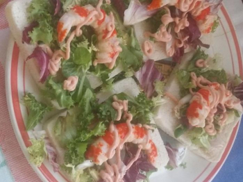 Aperitivo con code di gambero
