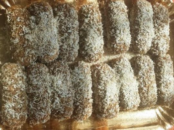 Pavesini al cocco  con crema mascarpone e nutella