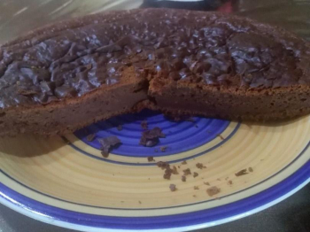 Torta cachi e cioccolato