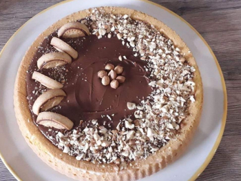 Crostata alla nutella con Biscotti Biscuit