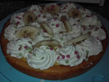 Torta alla crema e panna