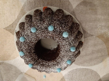 Ciambella cacao cocco e yogurt