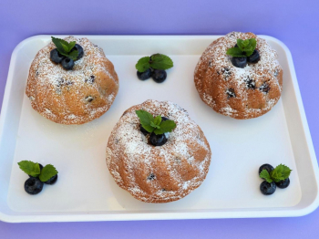 Ciambelline yogurt e mirtilli