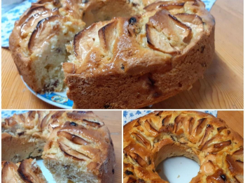 Ciambella birra e mele