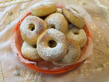 Ciambelle Dolci al forno (con Lievito Madre)