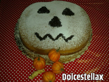 torta halloween zucca e carote