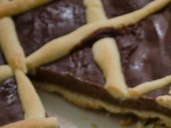 crostata al farro con crema di marroni