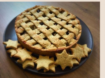 Crostata pere e cioccolato
