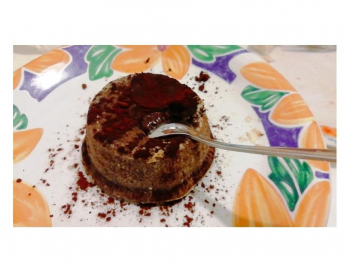 Tortino con cuore fondente