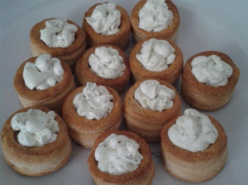 Vol au vent robiola olive