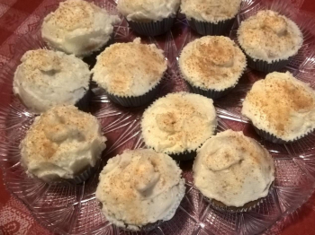 Cupcake con topping di crema spalmabile