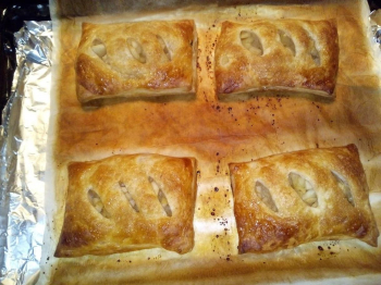 mini strudel alle mele e vaniglia