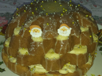 Pandora di Natale con crema al mascarpone