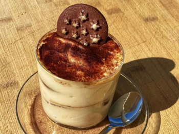 Tiramisù pan di stelle al cucchiaio