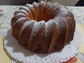 Ciambella integrale con gocce di cioccolato