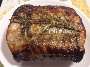 Arrosto di maiale in friggitrice ad aria