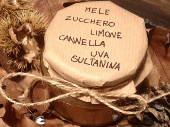 marmellata di natale: mela, cannella, uvetta e zenzero