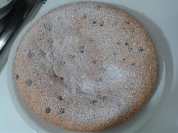 Torta soffice con gocce di cioccolato