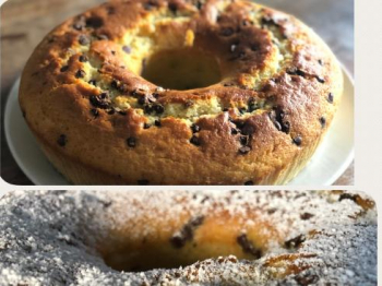 Ciambellone con gocce di cioccolato