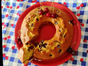 Ciambella con ciliegie 🍒