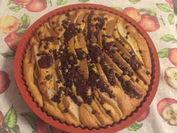 Torta pere e cioccolato