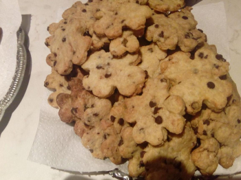 Biscotti con gocce di cioccolato