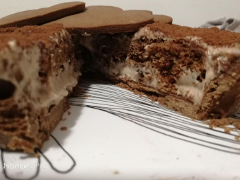 Crostata con crema diplomatica alla nutella
