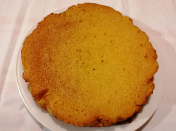 Torta soffice zucca e farina di mais