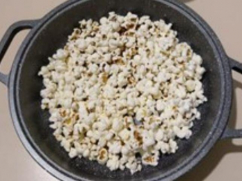 Pop corn al cioccolato bianco