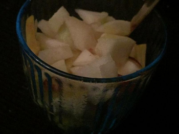 Coppetta Crema di zenzero e limone e frutta