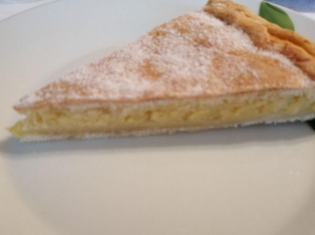 Torta con lemon curd