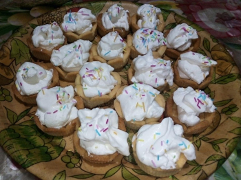 Cestini di panna