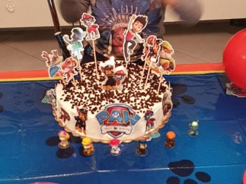Torta chantilly paw patrol