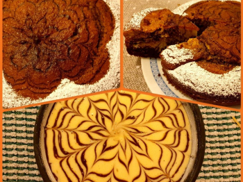 Torta zebrata al rhum 🥃🍫