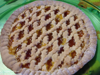Crostata con marmellata di arance