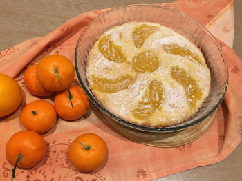 Crostata morbida all'Arancia con crema di Clementine