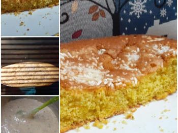Torta arancia e pistacchio
