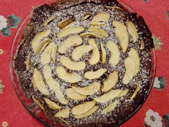 Torta di mele e cioccolato