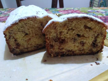 Plumcake cioccolato e nocciole