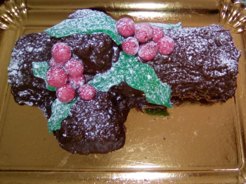 Tronchetto di Natale al cioccolato