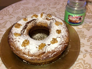Ciambella Noci &amp; Miele 🍯 (Sfida Natale 2020)