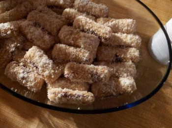 Dolcetti di Pan di Spagna al cocco e cioccolato