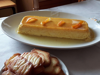Creme caramel all'arancia