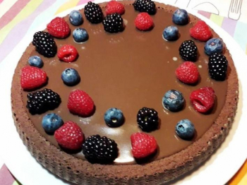 CROSTATA MORBIDA AL CIOCCOLATO &quot;DELIZIA D'AUTUNNO&quot;🍂