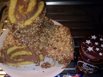 Tronchetto di natale alla Pan di Stelle