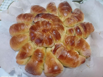 Torta brioches all'arancia