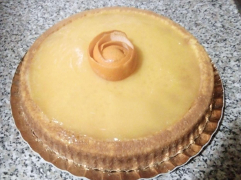 Crostata morbida all'arancia e carote