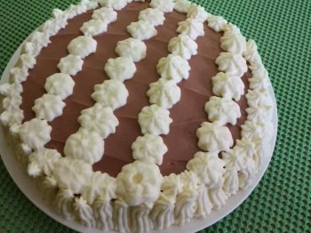 Torta panna e cioccolato