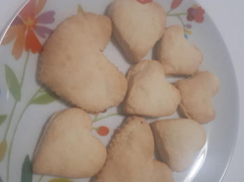 Cuori semplici di frolla